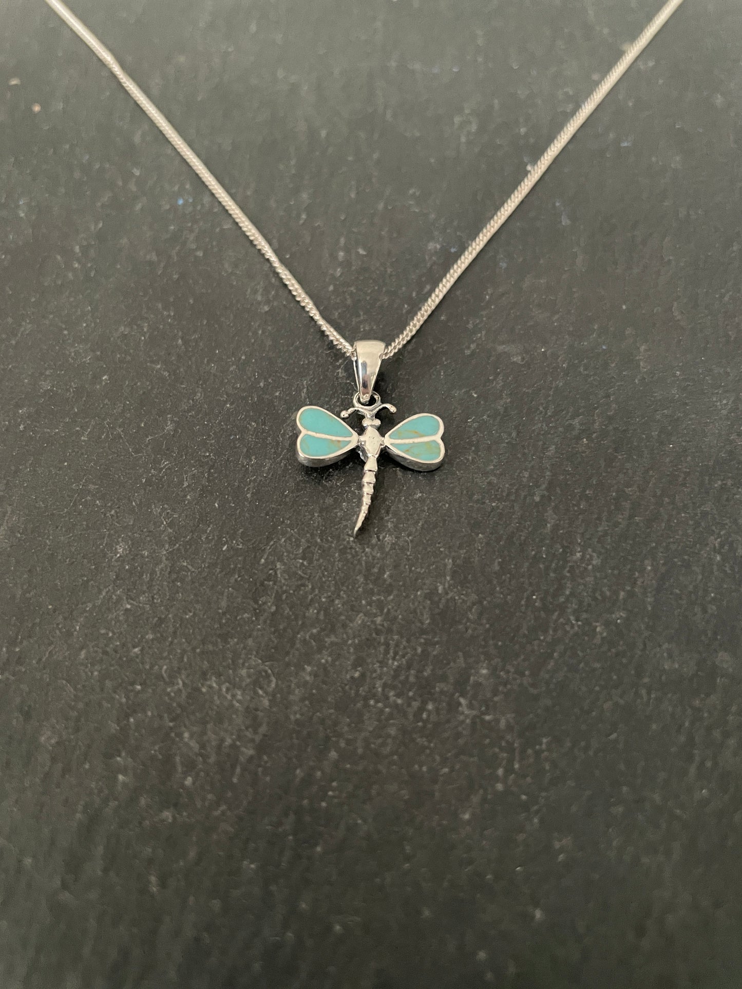 Turquoise Dragonfly Pendant