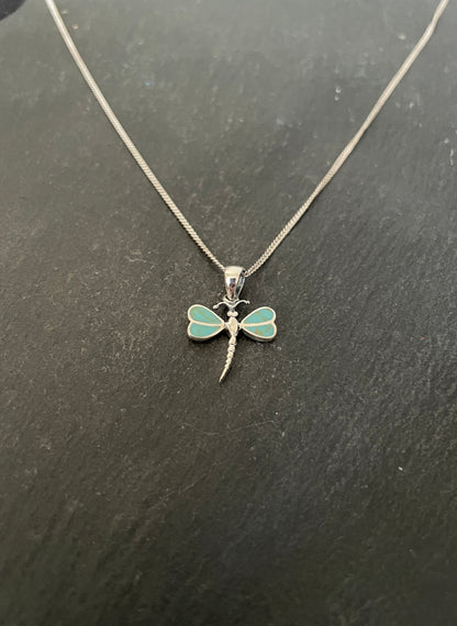 Turquoise Dragonfly Pendant