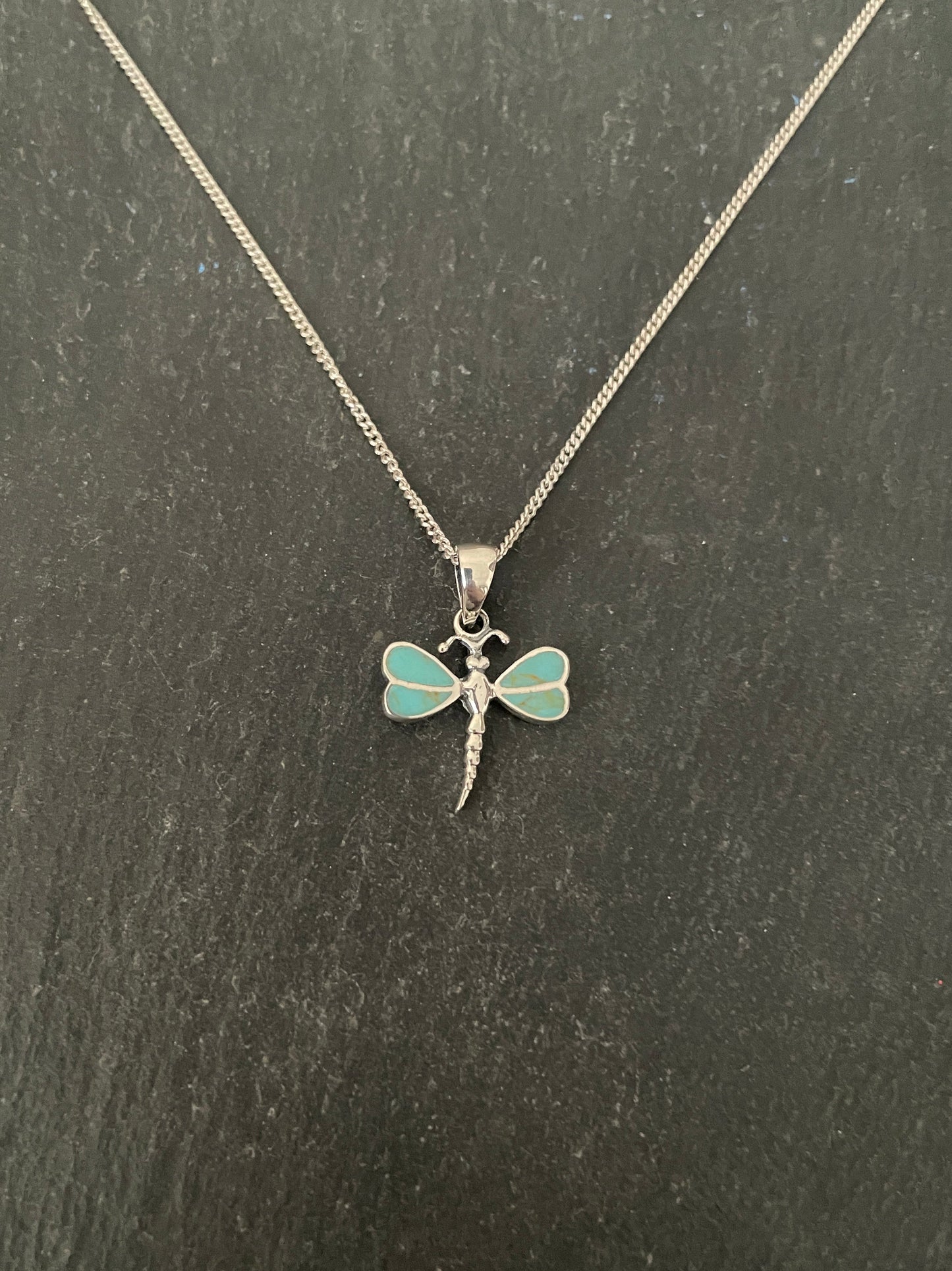 Turquoise Dragonfly Pendant