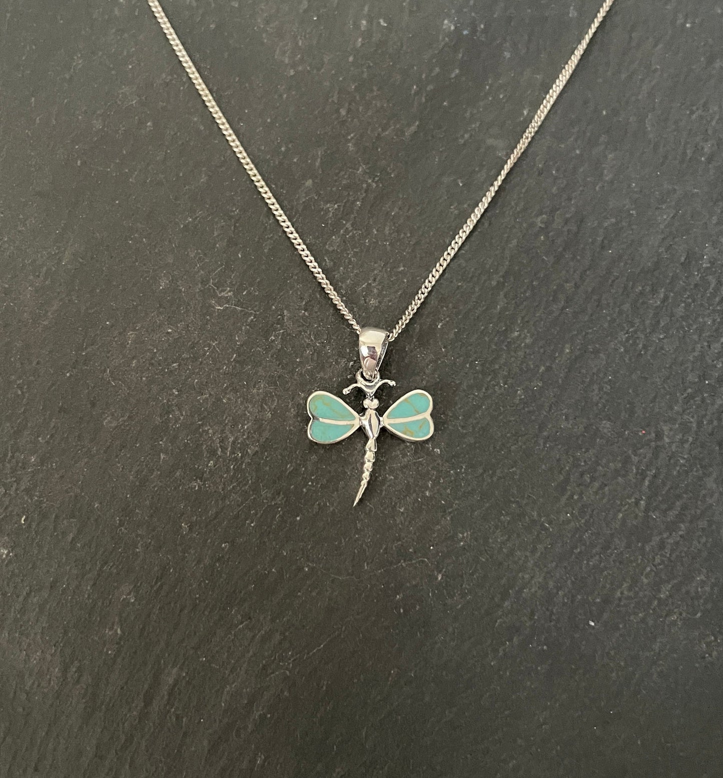Turquoise Dragonfly Pendant