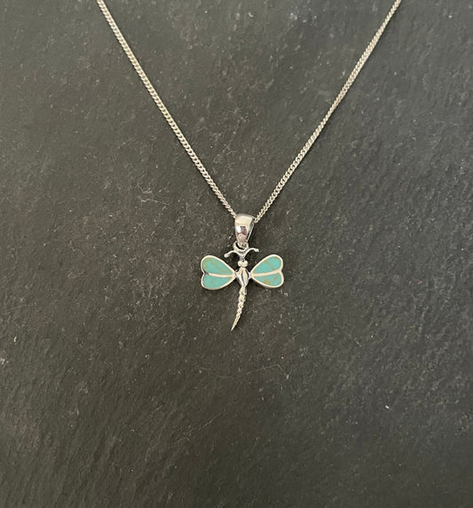 Turquoise Dragonfly Pendant