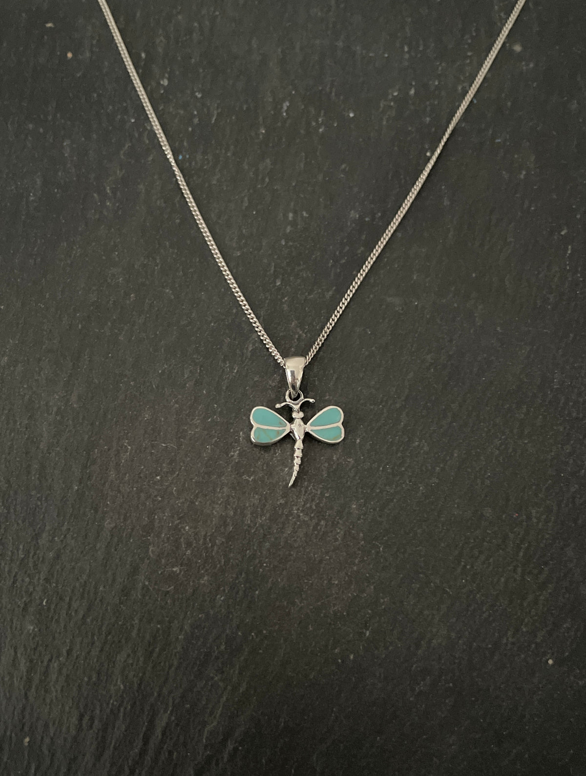 Turquoise Dragonfly Pendant