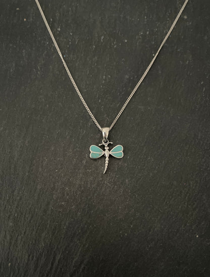 Turquoise Dragonfly Pendant