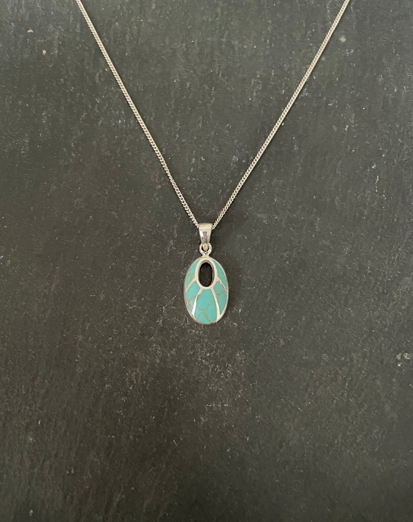 Turquoise Oval Pendant