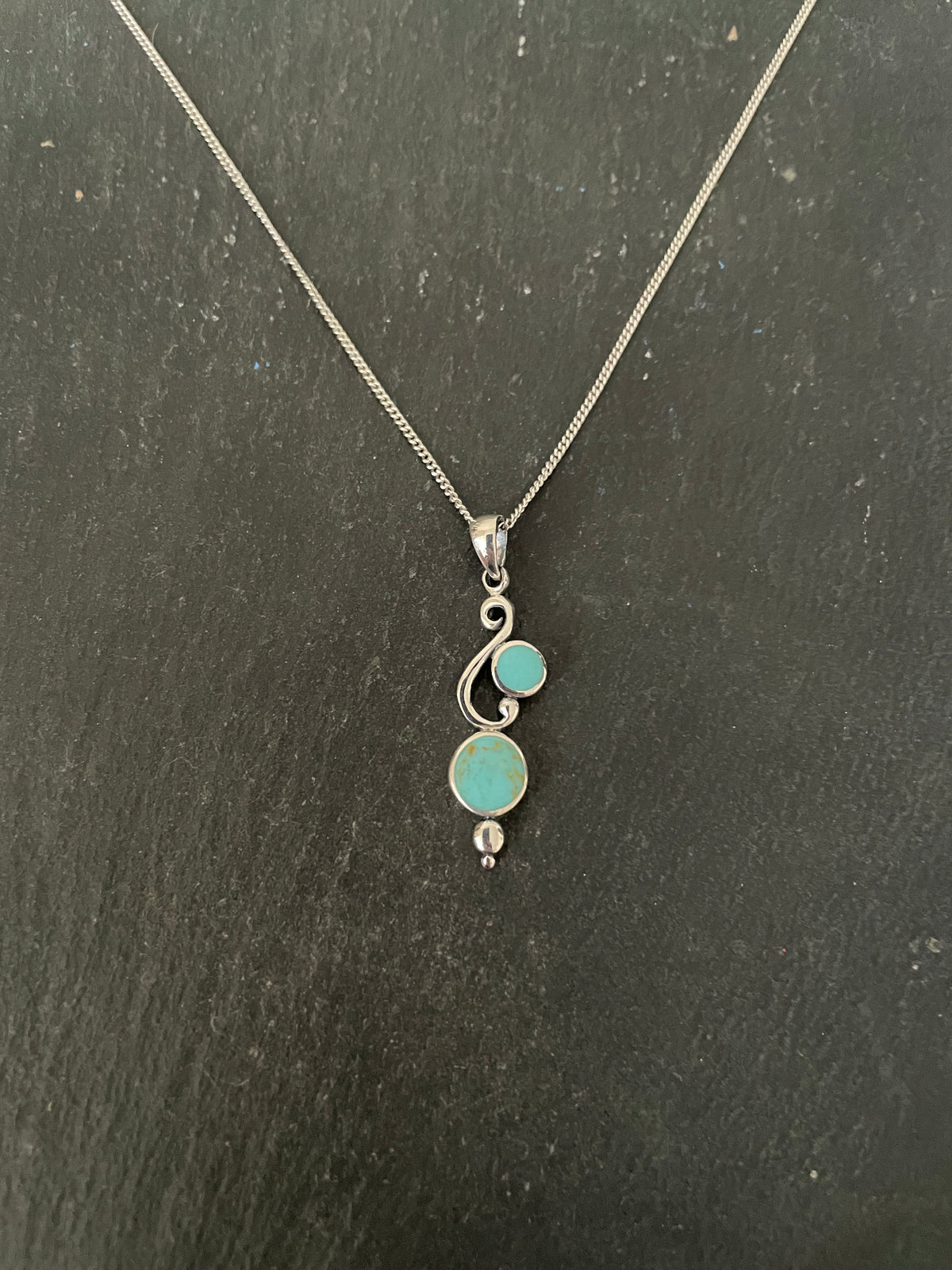 Turquoise Round Pendant