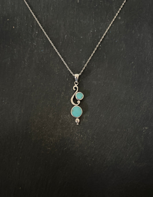 Turquoise Round Pendant