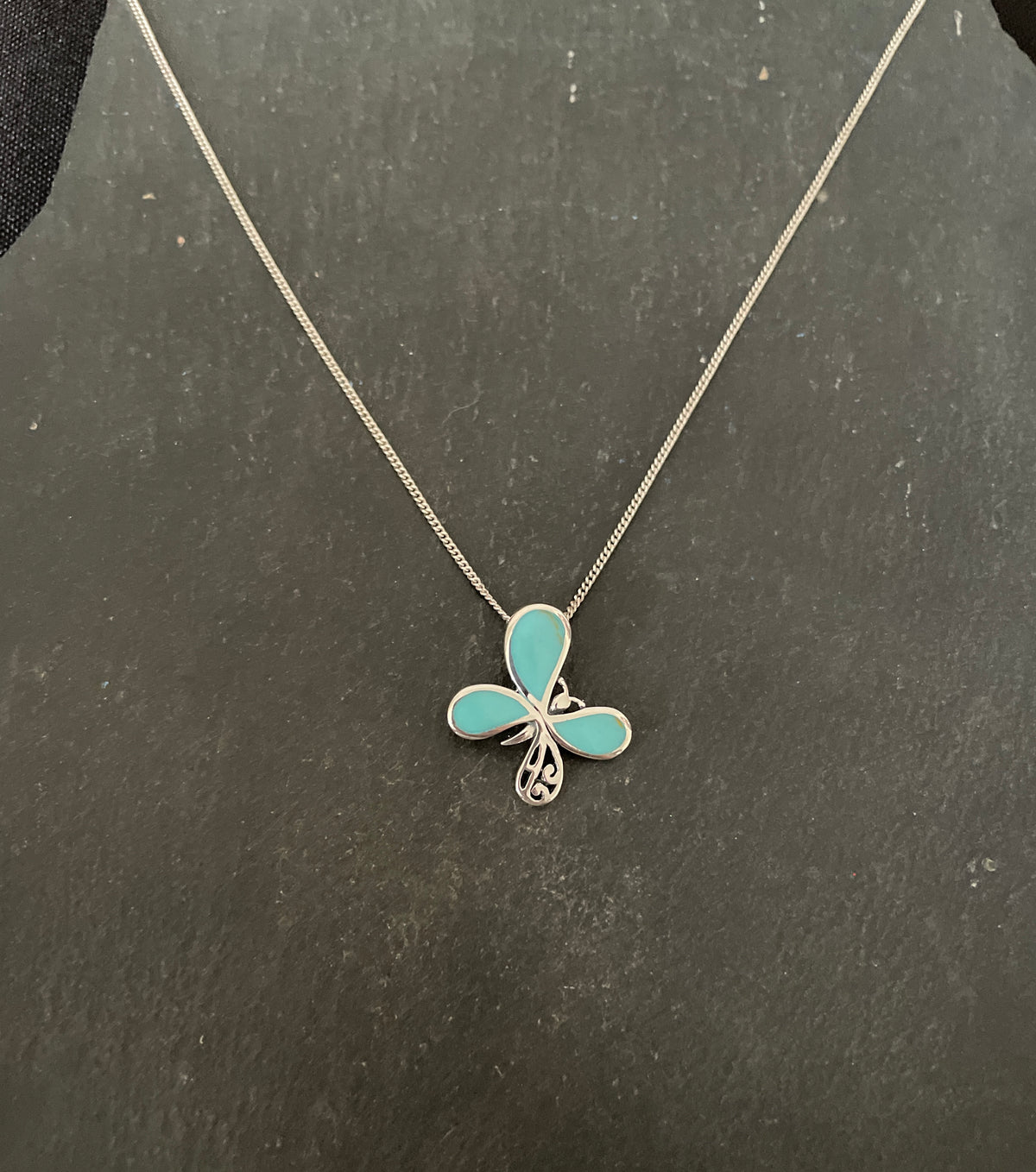 Turquoise Butterfly Pendant