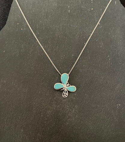 Turquoise Butterfly Pendant