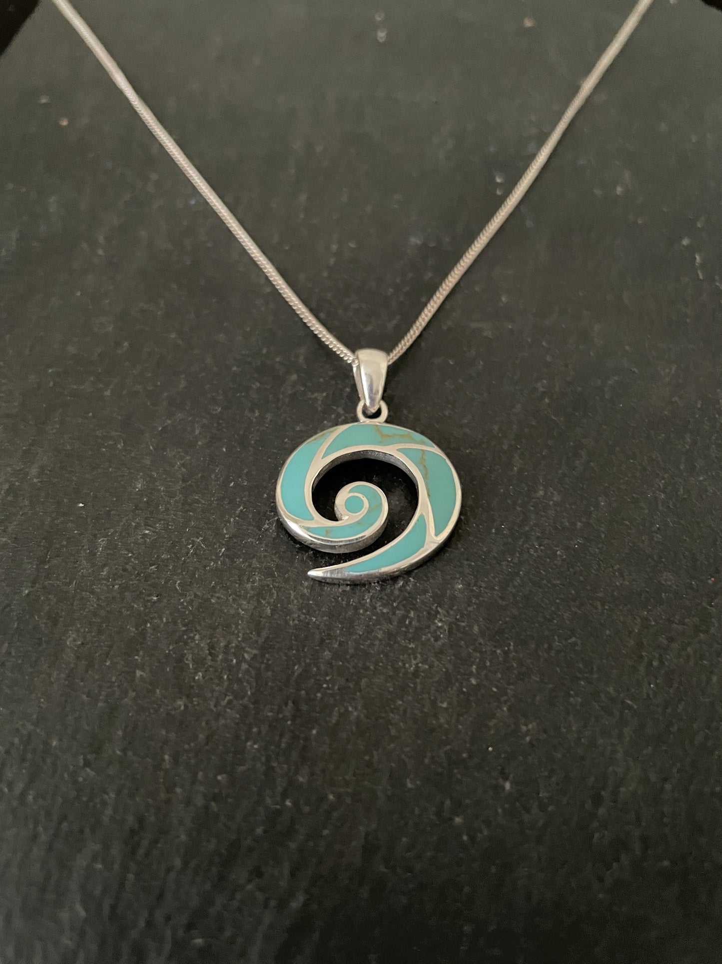 Turquoise Swirl Pendant