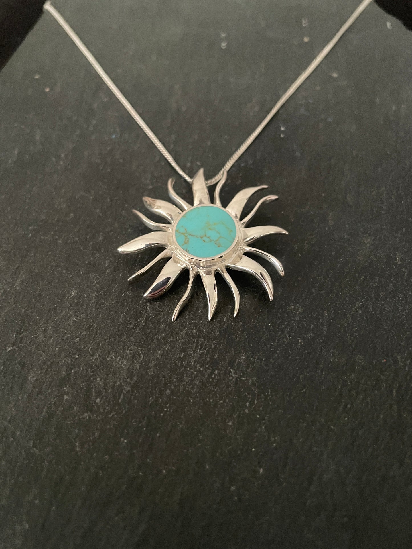 Turquoise Sun Pendant