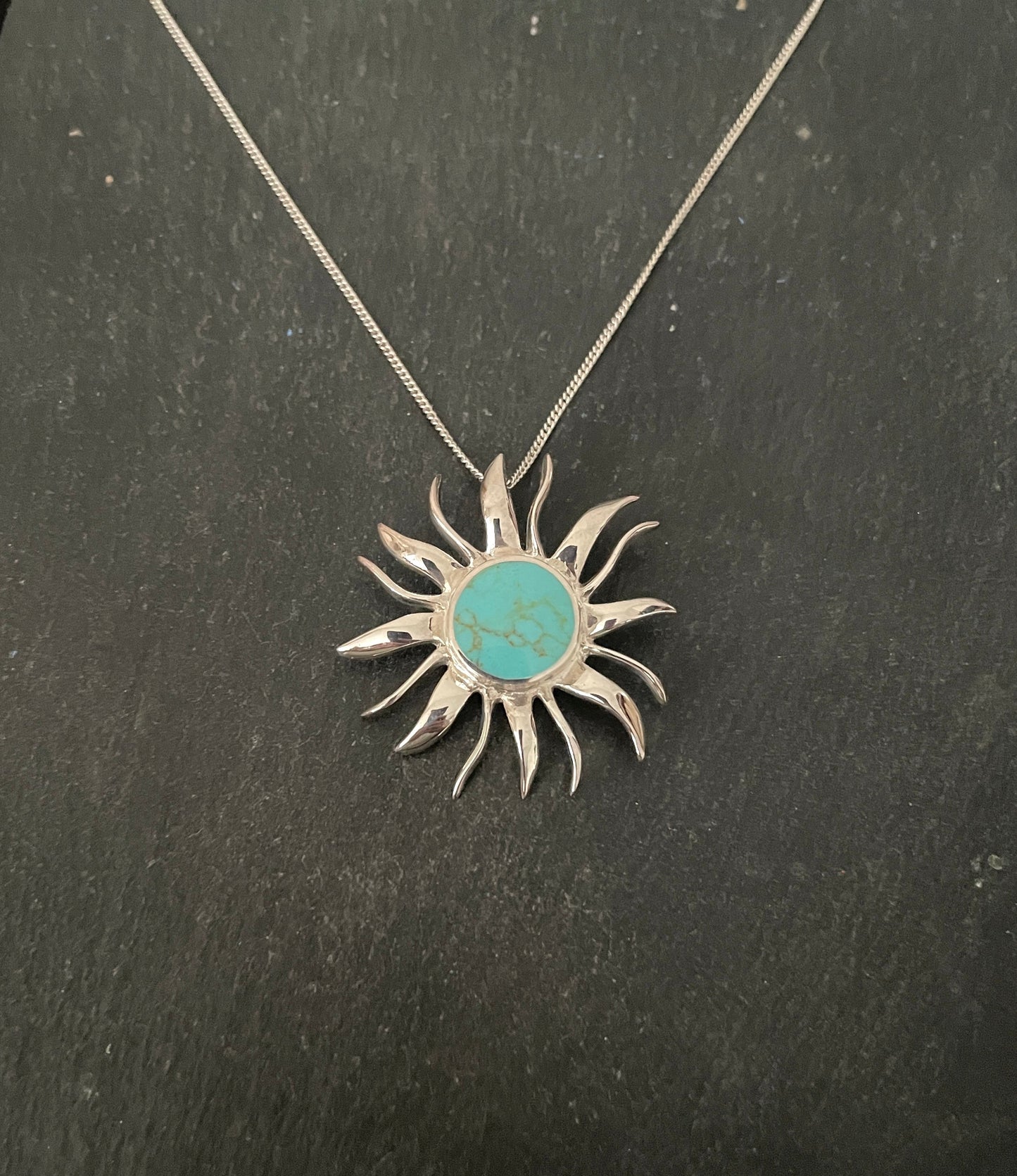 Turquoise Sun Pendant