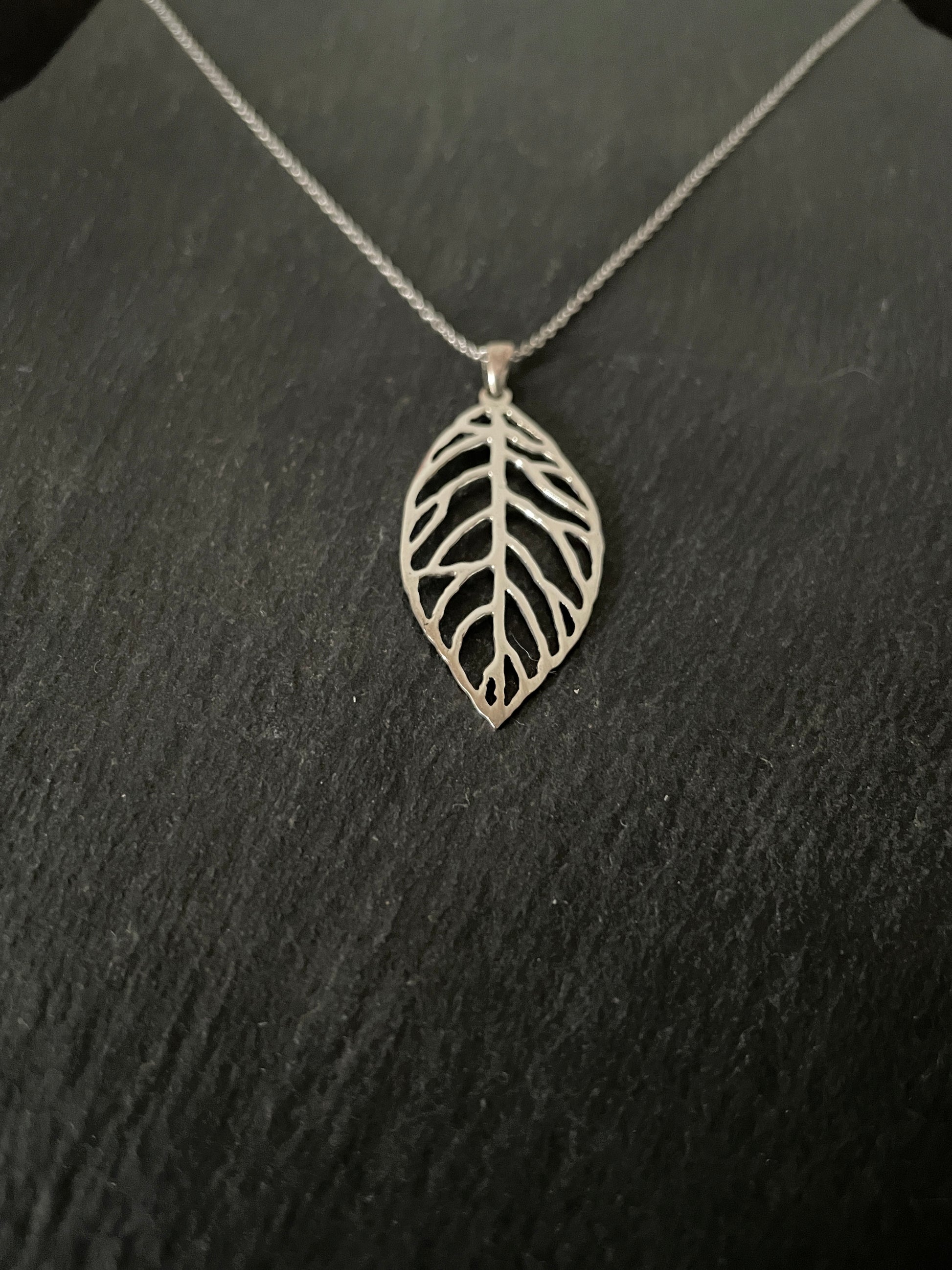 Silver Leaf Pendant image 1
