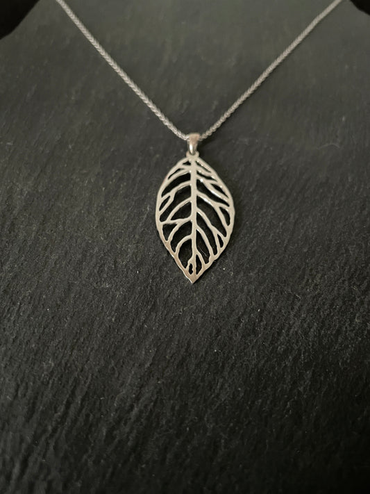 Silver Leaf Pendant image 1