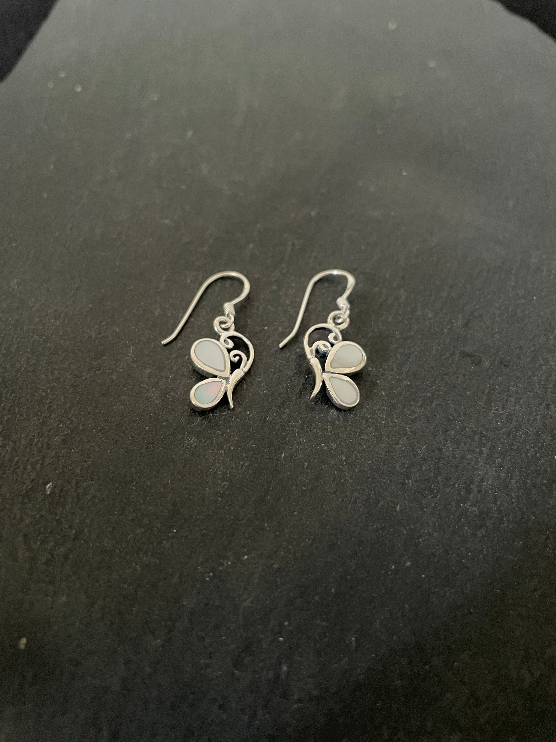 Mother Of Pearl Butterfly Earrings image 1