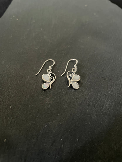 Mother Of Pearl Butterfly Earrings image 1