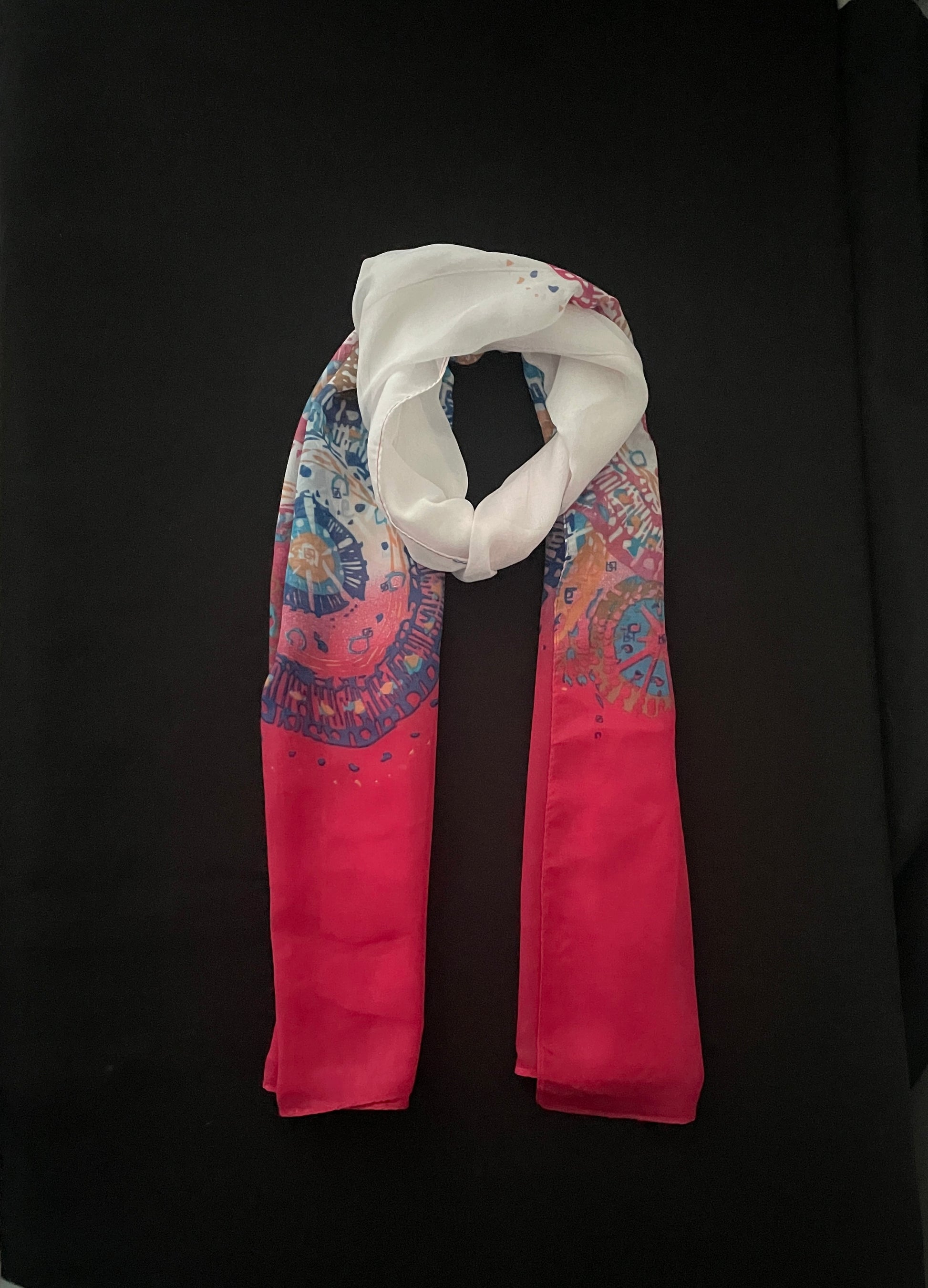 Red and White Scarf image 0