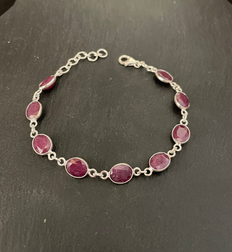 Oval Ruby Bracelet image 0