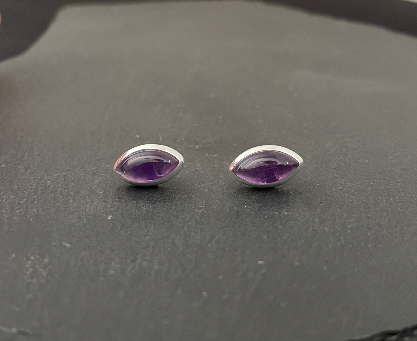 Amethyst Kite Stud Earrings image 0