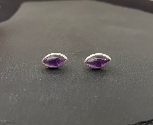 Amethyst Kite Stud Earrings image 0