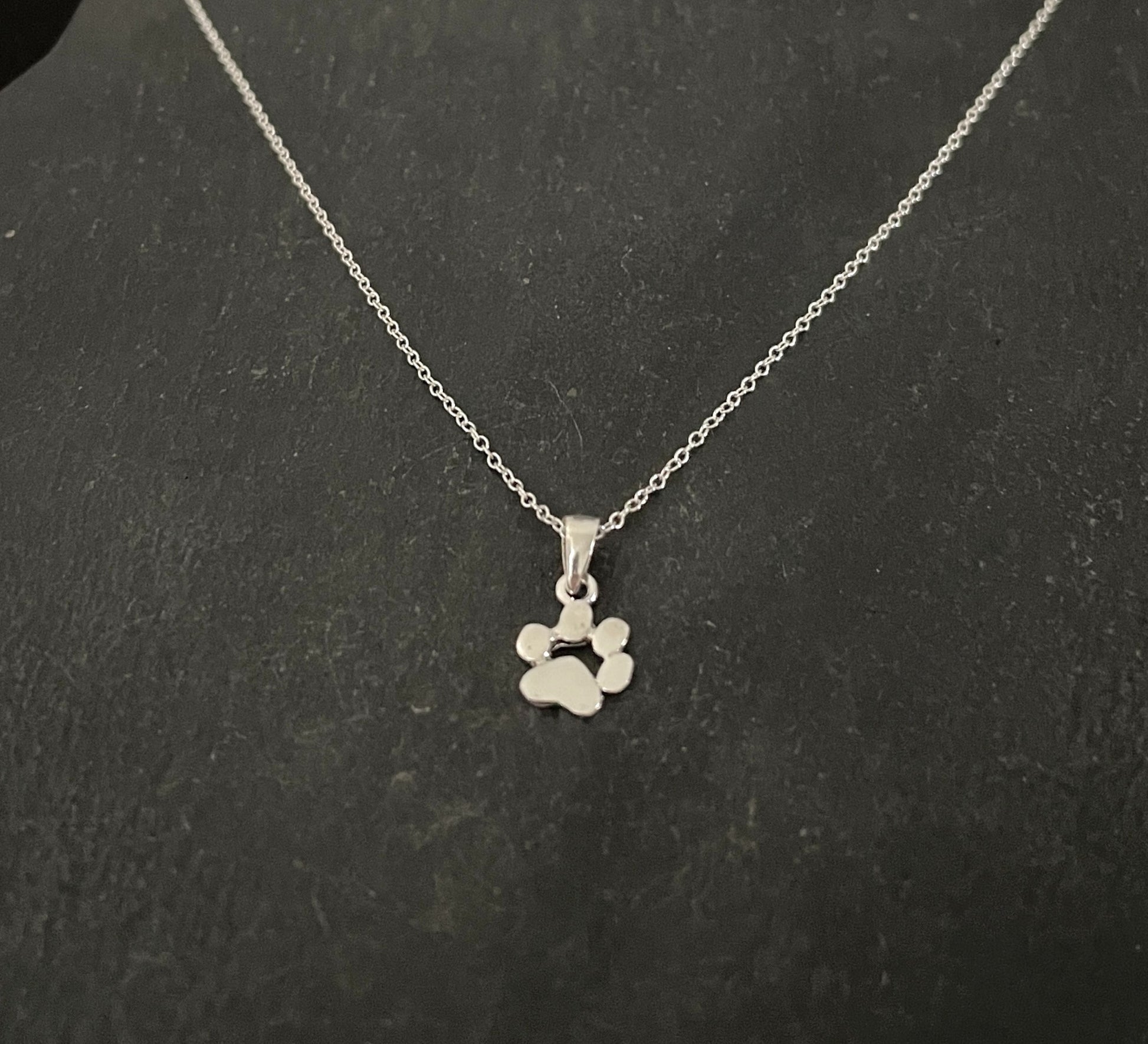Silver Paw Pendant image 1