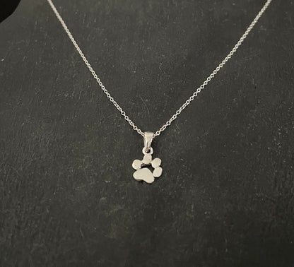 Silver Paw Pendant image 1