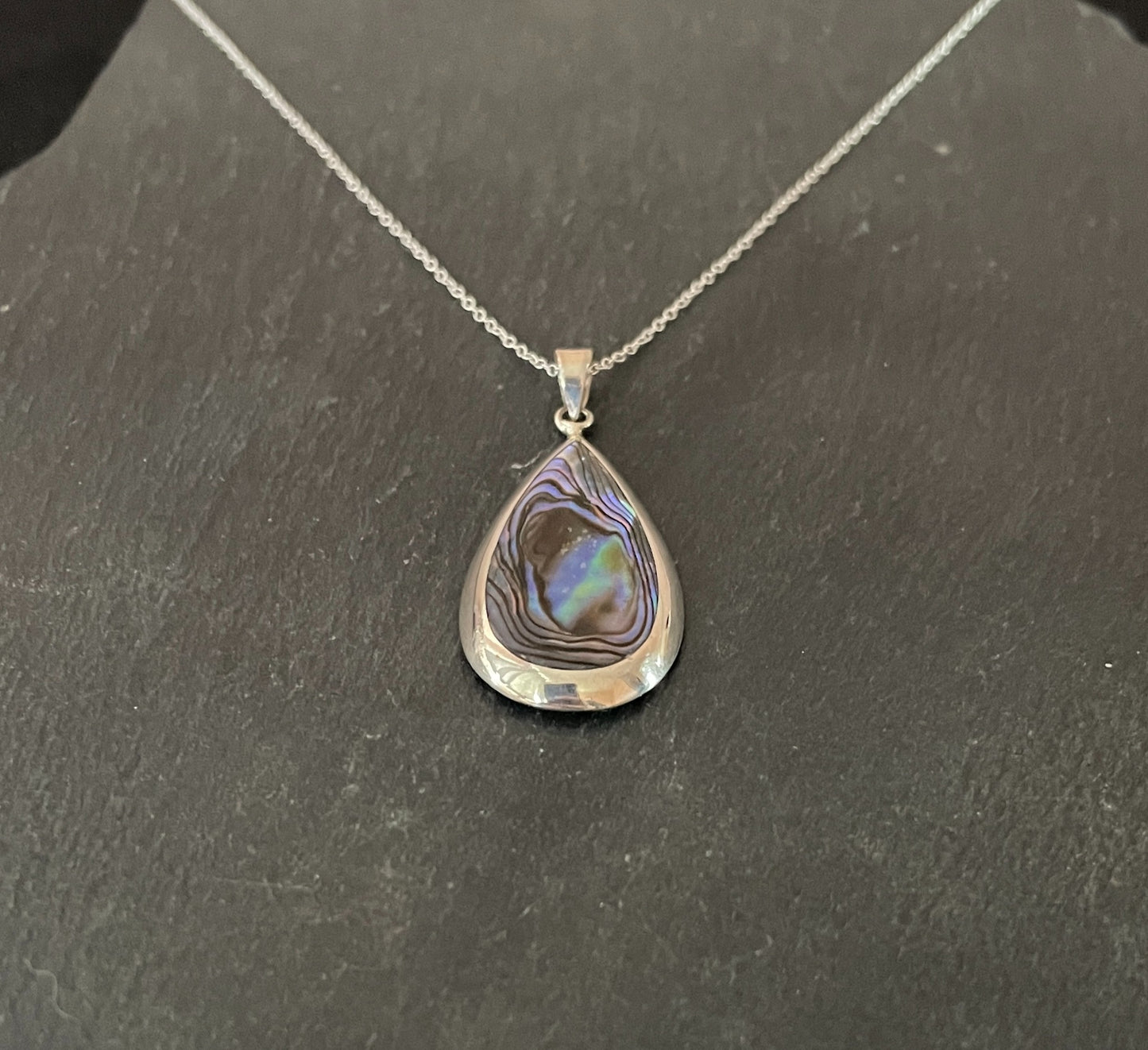Paua Shell Teardrop Pendant image 1