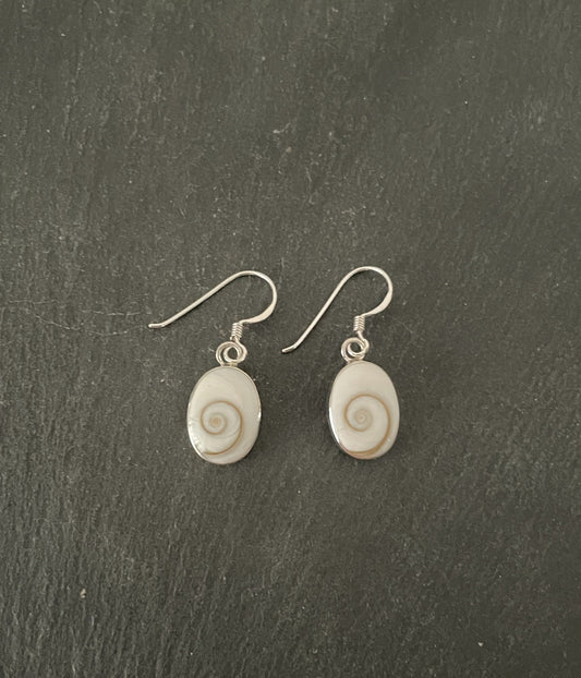 Shiva Shell Oval Earrings image 0