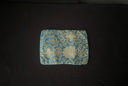 Light Blue and Gold Jewellery Wrap image 3