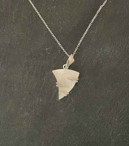 Mother of Pearl and Silver Pendant image 0