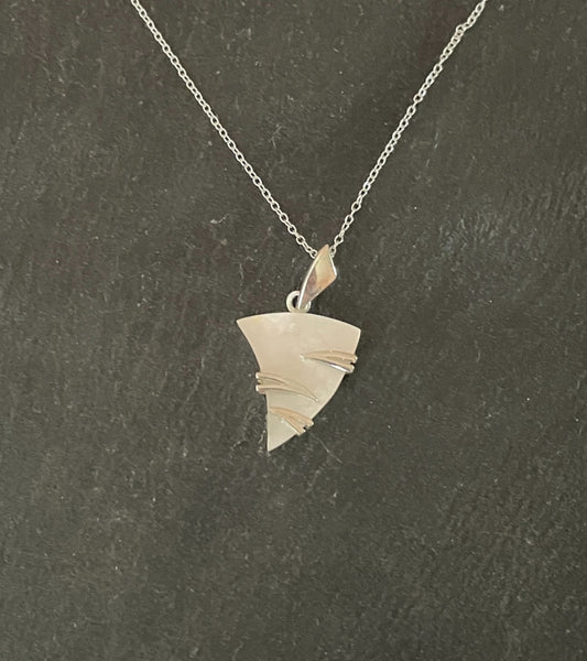 Mother of Pearl and Silver Pendant image 0