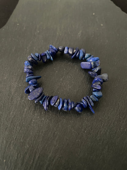 Lapis Lazuli Chip Bracelet image 0