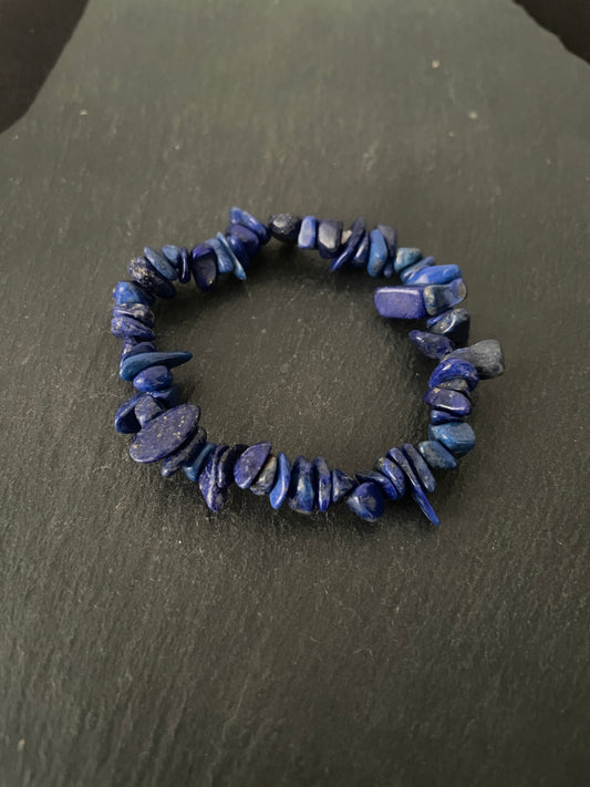 Lapis Lazuli Chip Bracelet image 0