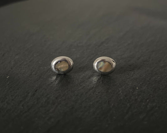 Paua Shell Oval Studs image 0