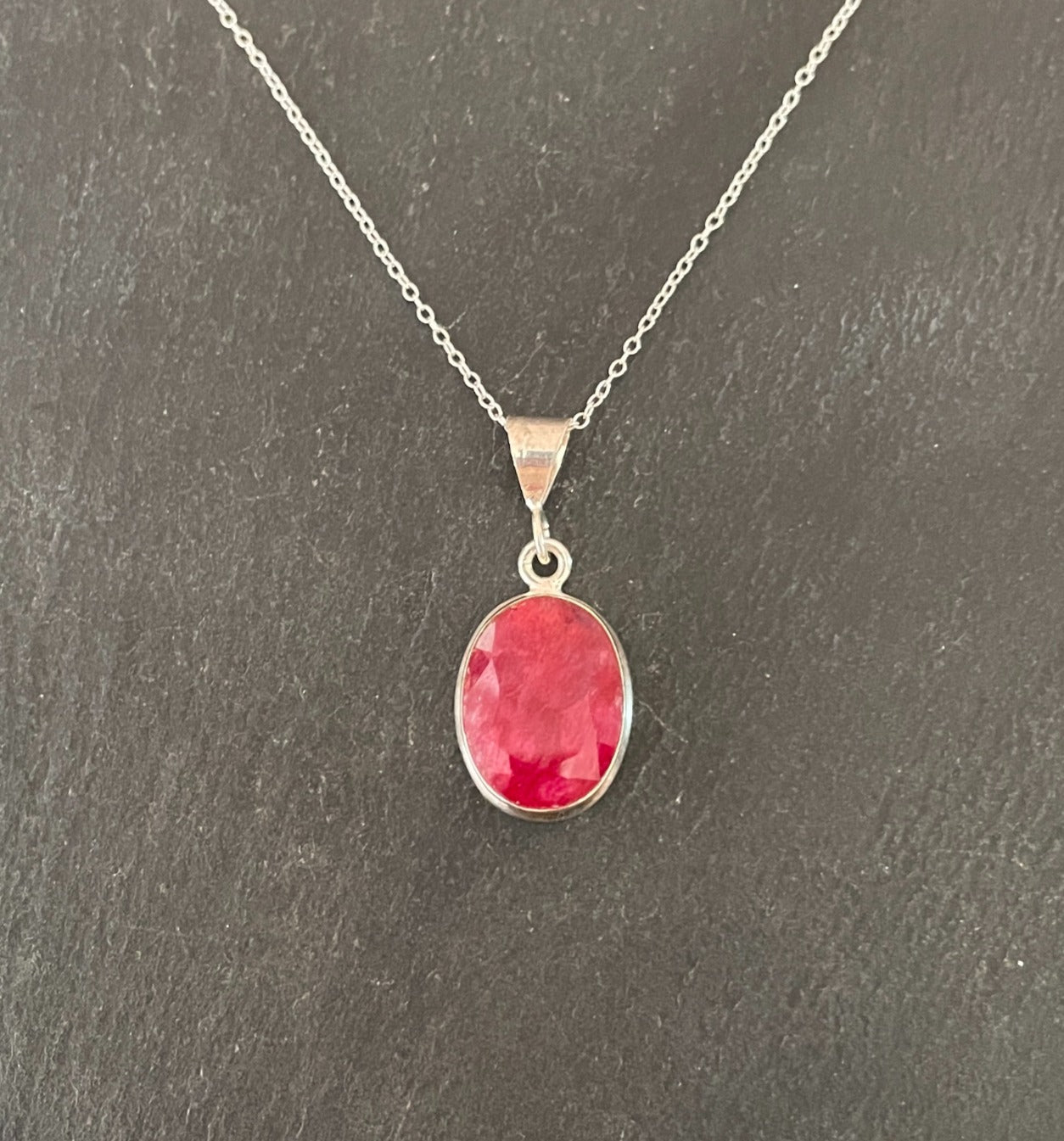 Oval Ruby Pendant image 0