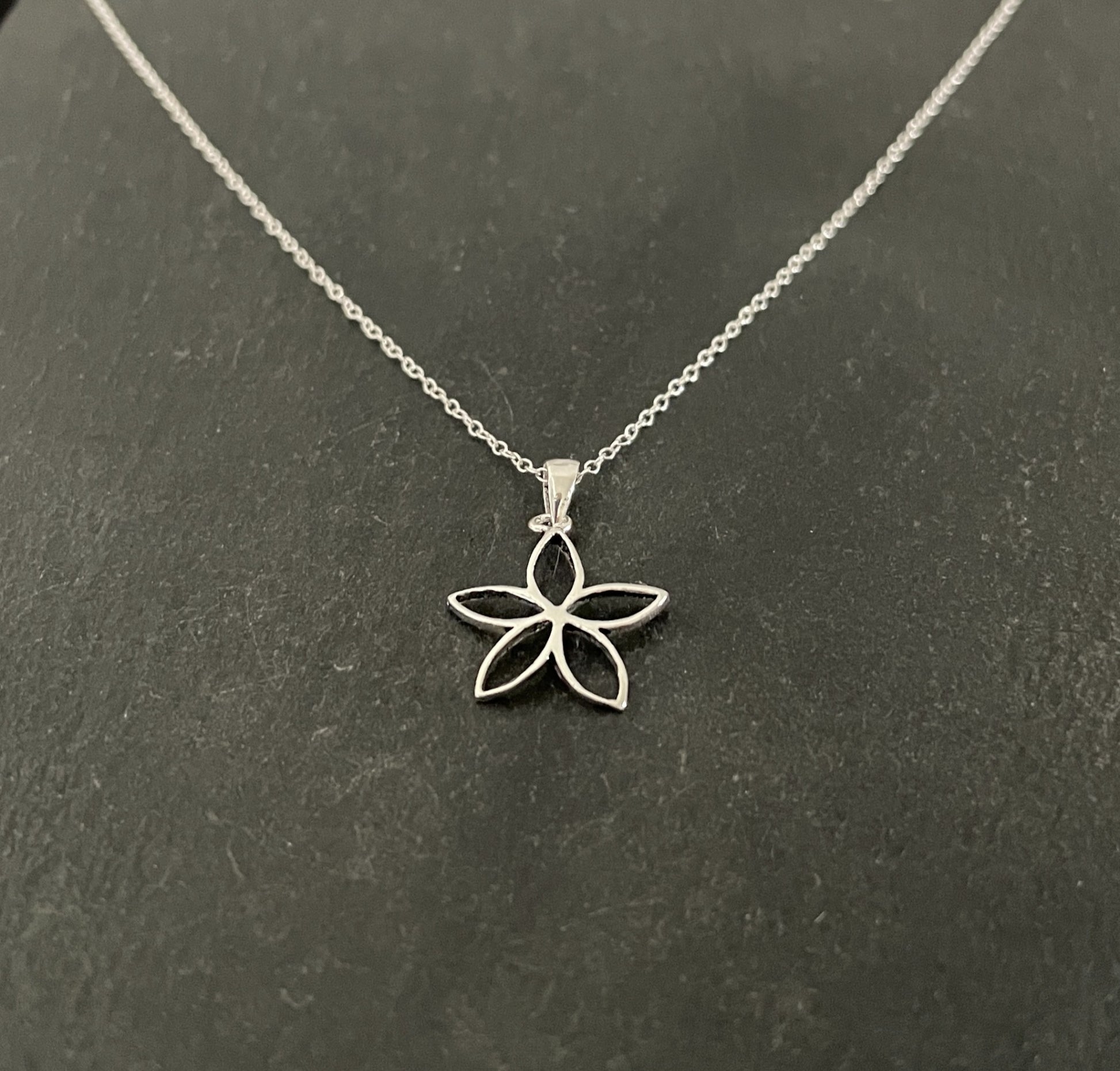 Silver Flower Pendant image 1