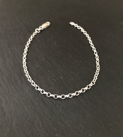 Sterling Silver Belcher Chain Bracelet image 0
