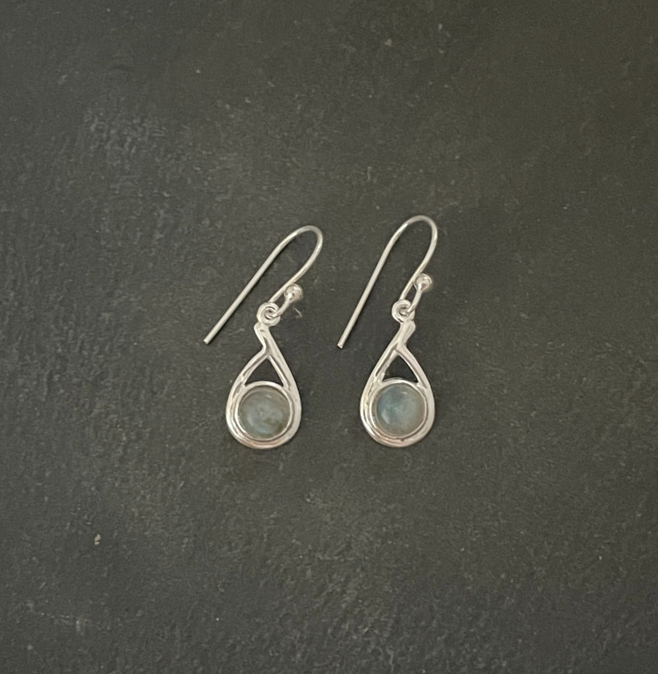 Labradorite and Silver Earrings image 0