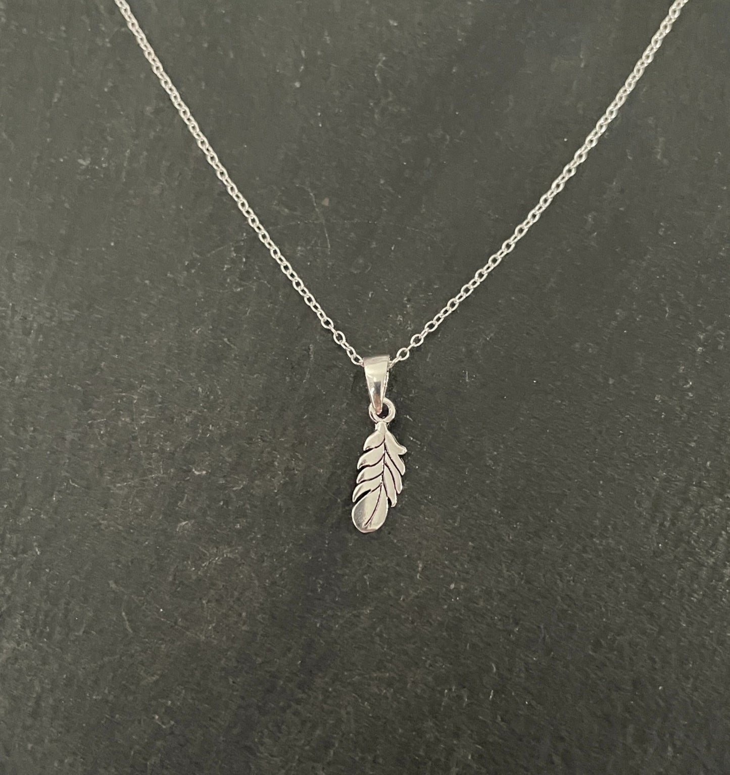 Silver Feather Pendant image 0