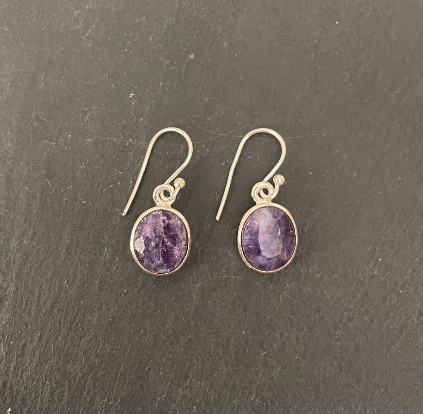 Sapphire Oval Earrings image 0
