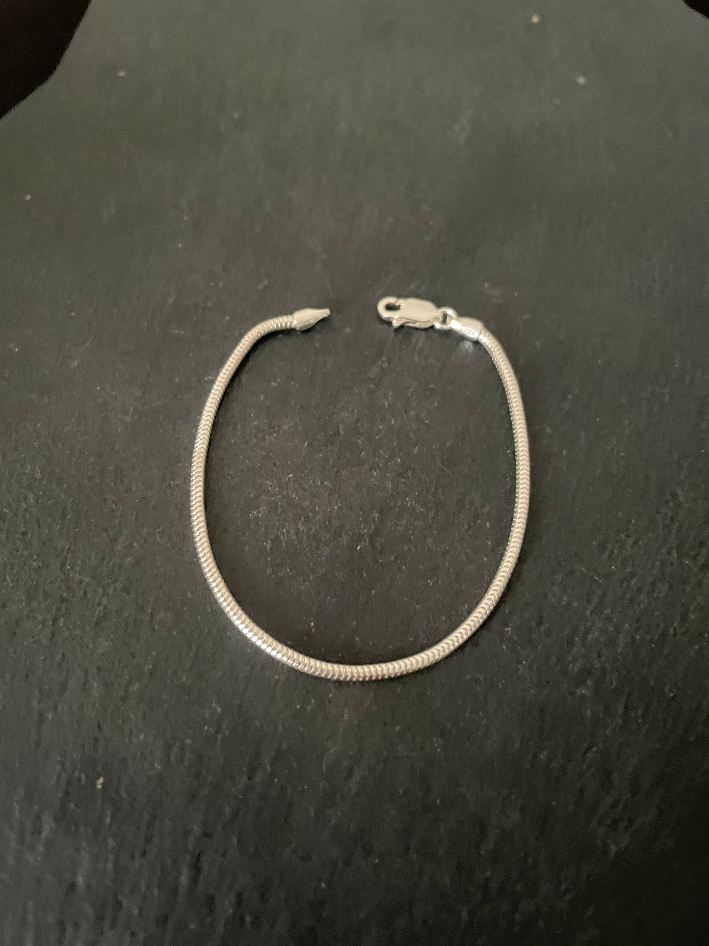 Sterling Silver Snake Chain Bracelet image 1