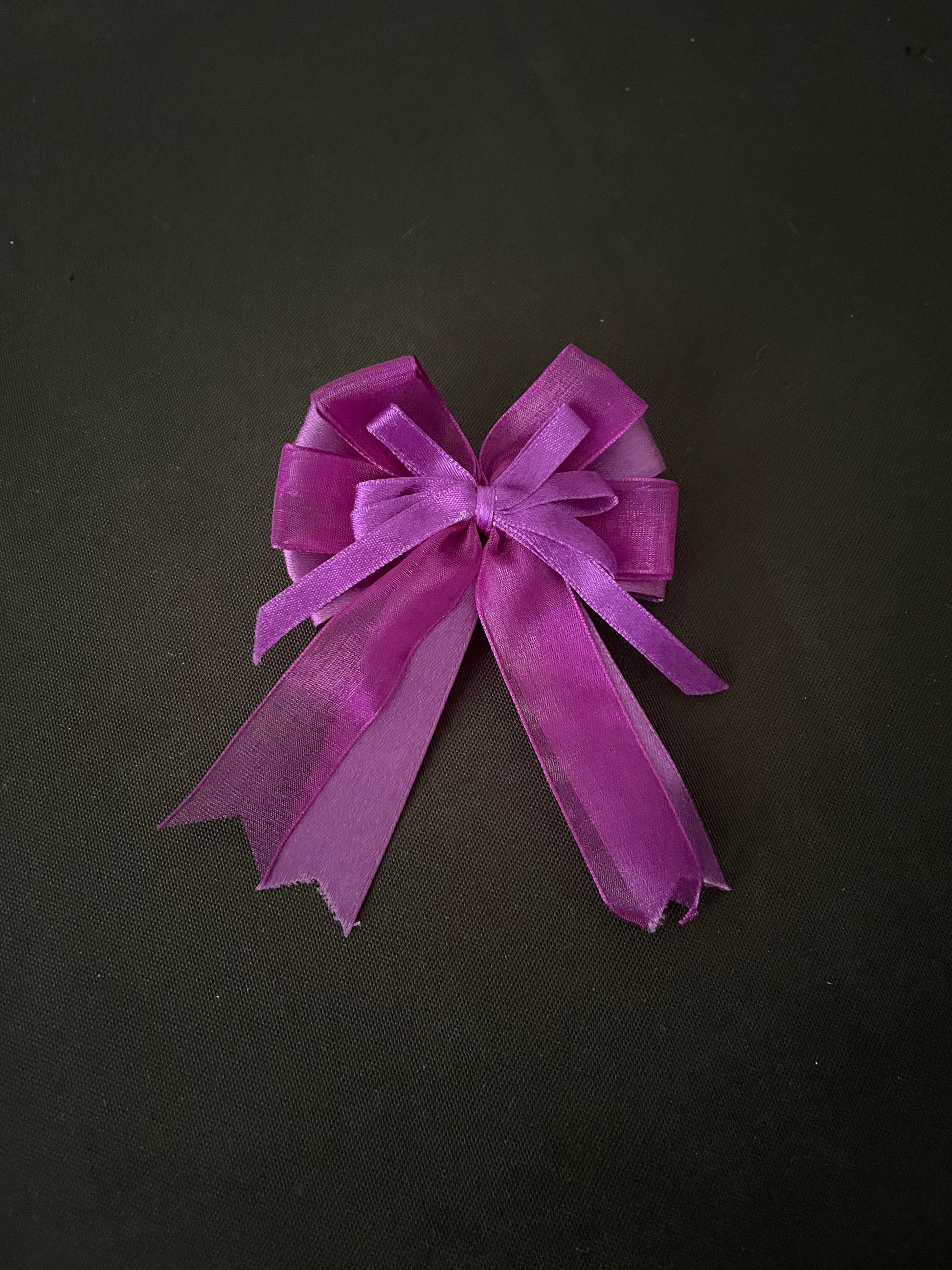 Red, Purple and Pink Bow Hair Clips image 2