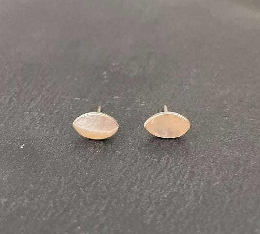 Mother of Pearl Stud Earrings image 0