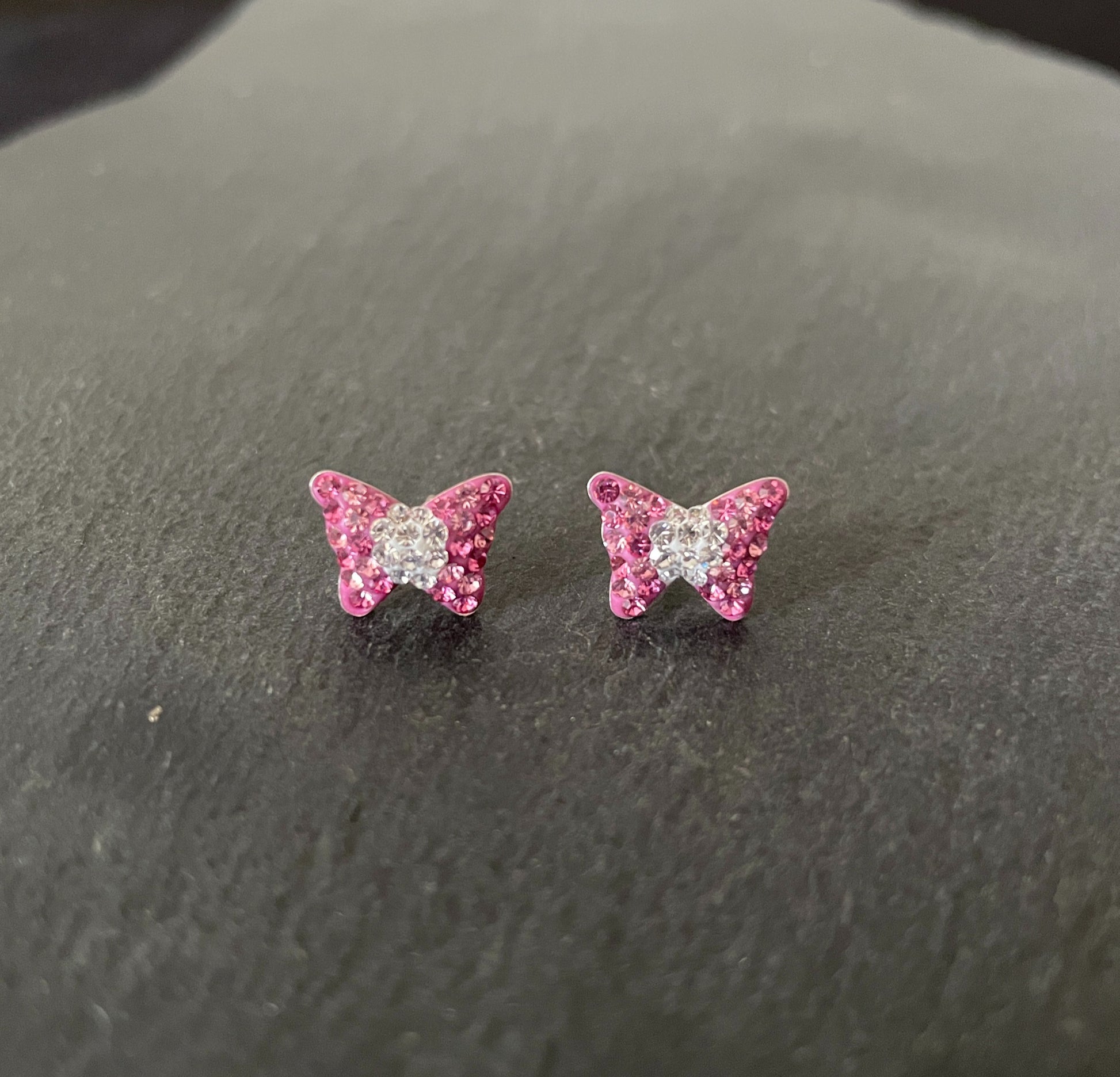 Cubic Zirconia Butterfly Stud Earrings image 0