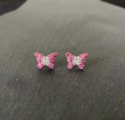 Cubic Zirconia Butterfly Stud Earrings image 0