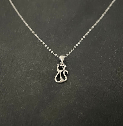 Silver Cat Pendant image 1