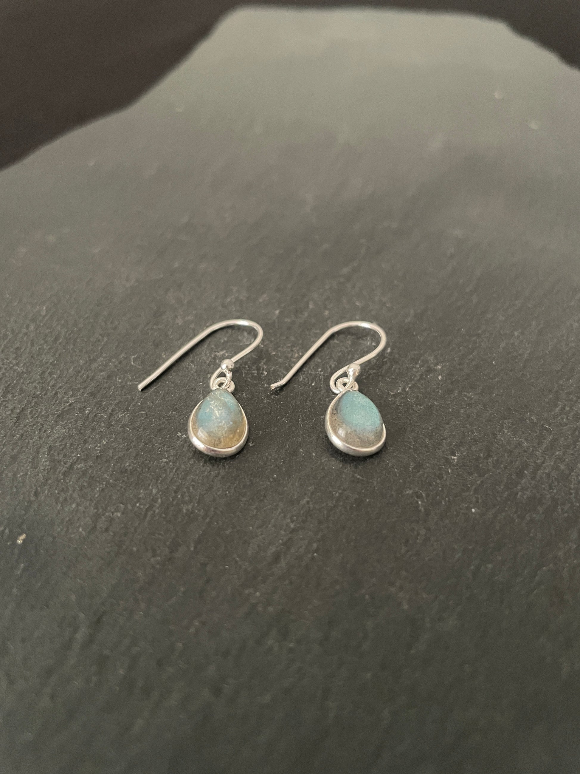 Labradorite Teardrop Earrings image 1
