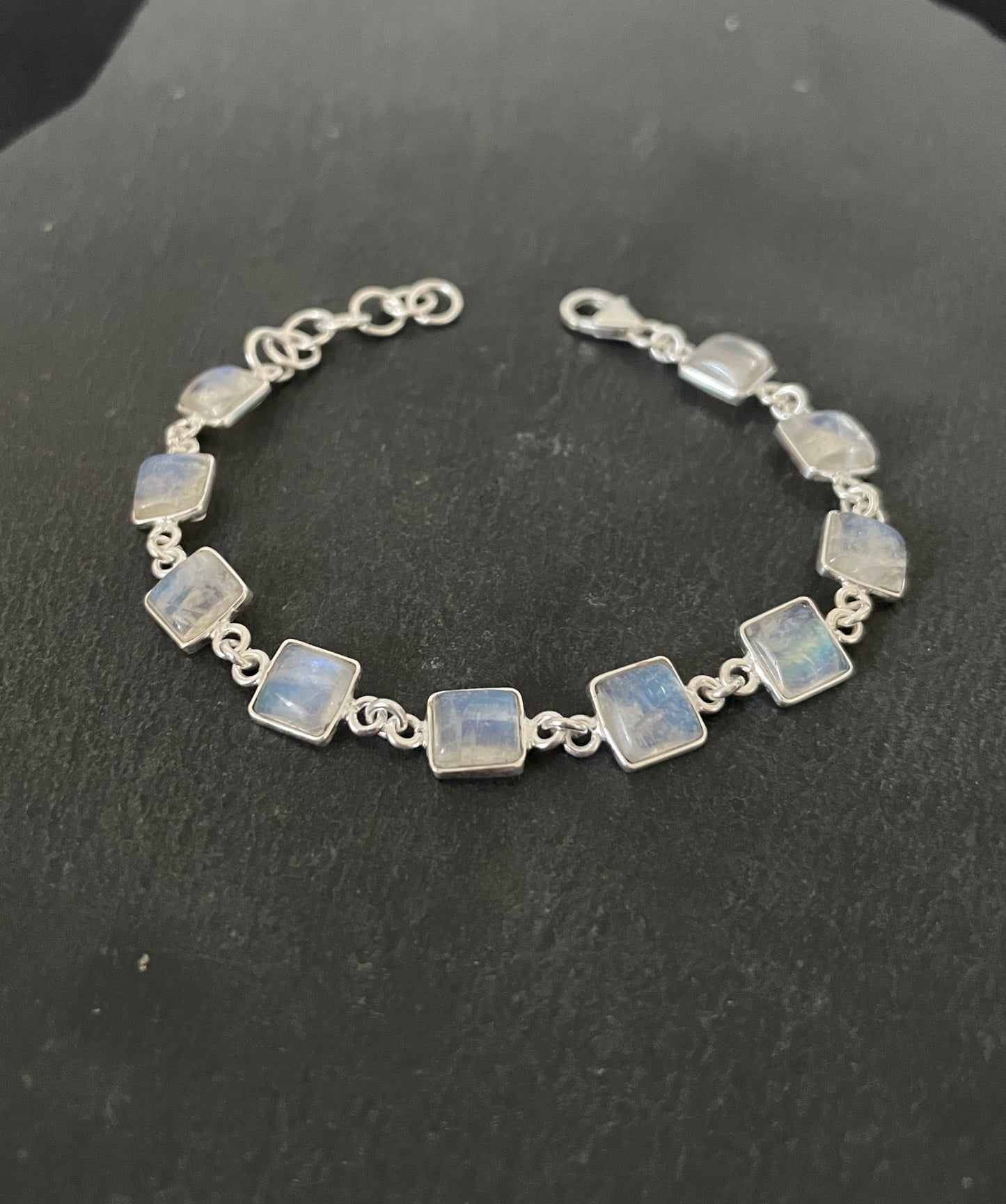 Square Moonstone Bracelet image 0