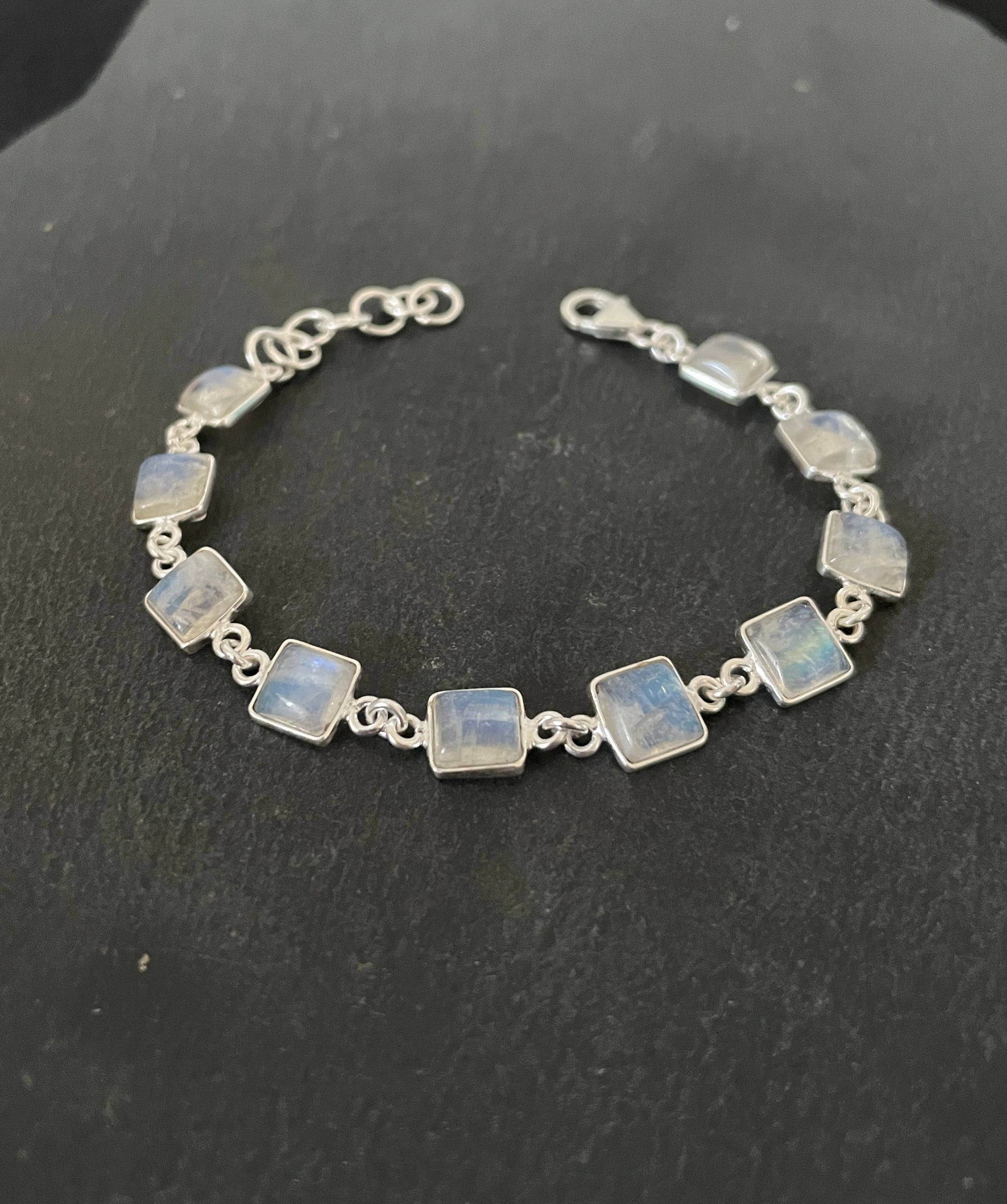 Square Moonstone Bracelet image 0