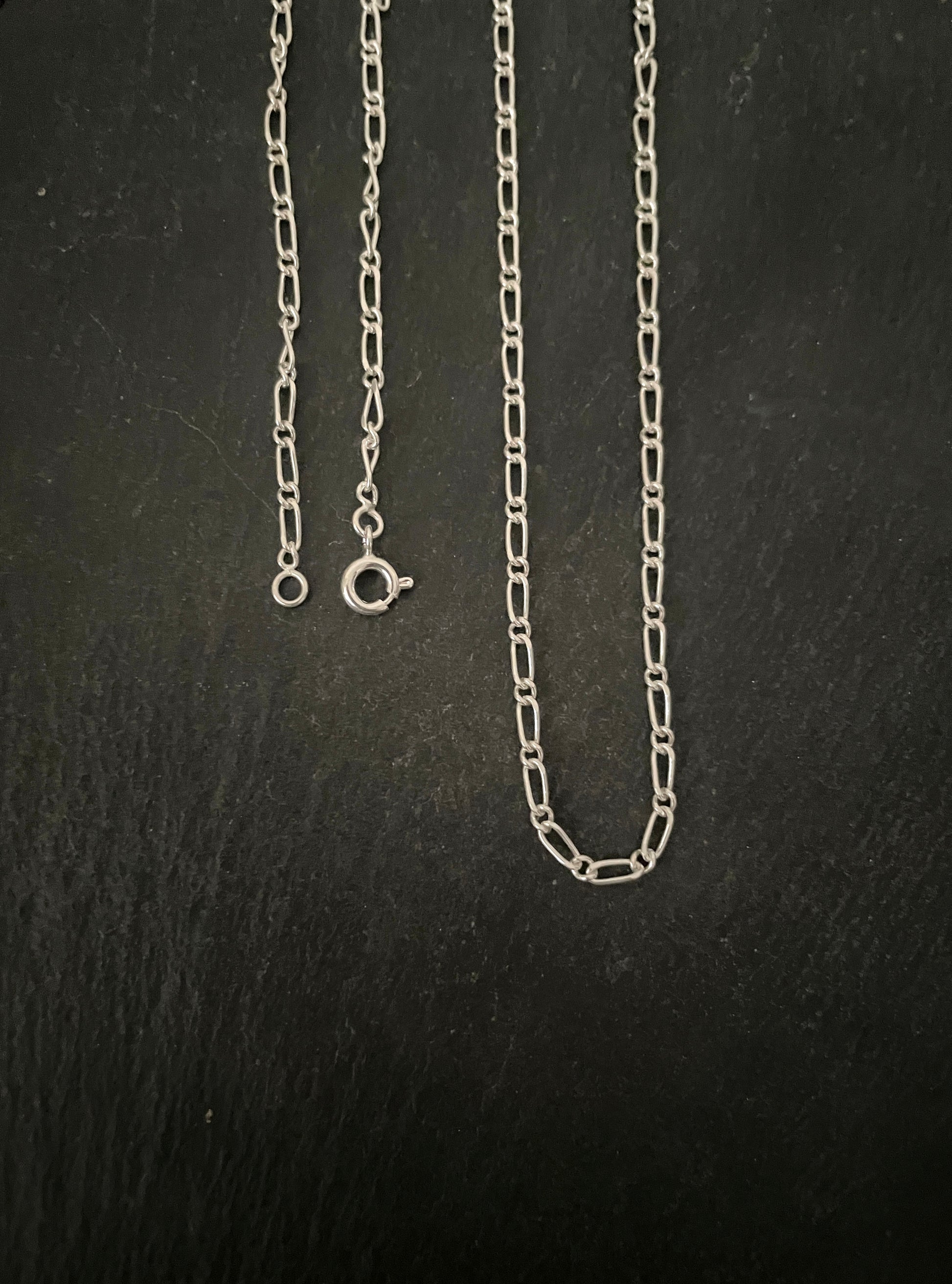 24" Sterling Silver Link Chain image 0