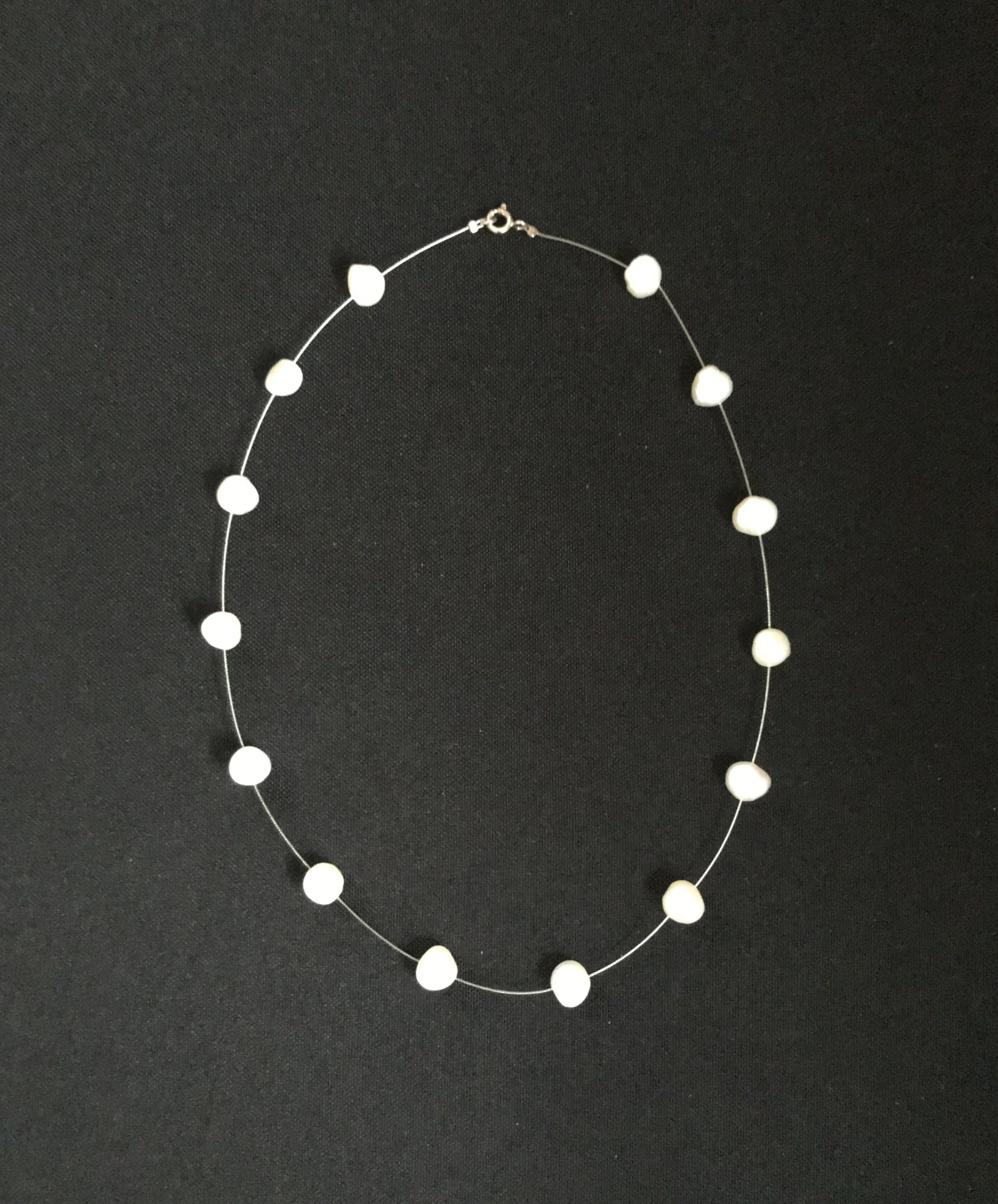 White Pearl Necklace image 0